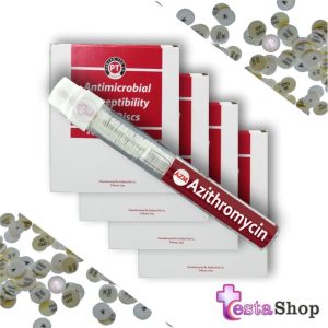 دیسک آزیترومایسین AZM - آنتی بیوگرام آزیترومایسین