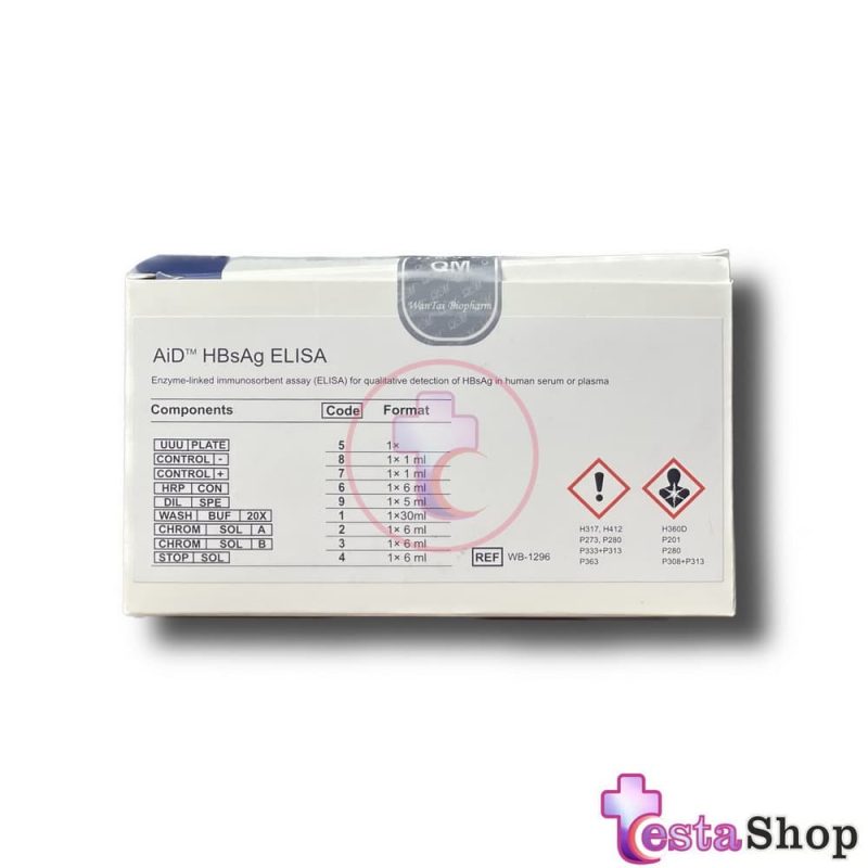 HBsAg Wantai 96T - کیت الایزا هپاتیت B - کیت تشخیص هپاتیت ونتای