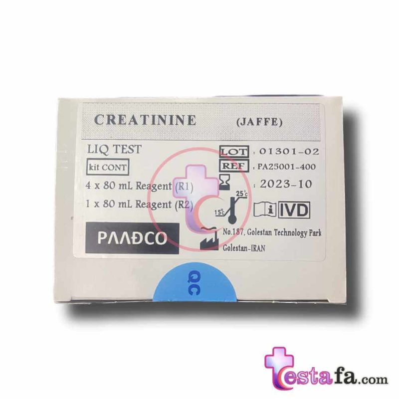 paadco creatinine kit - کیت کراتینین پادکو - کیت بیوشیمی سنجش کراتینین