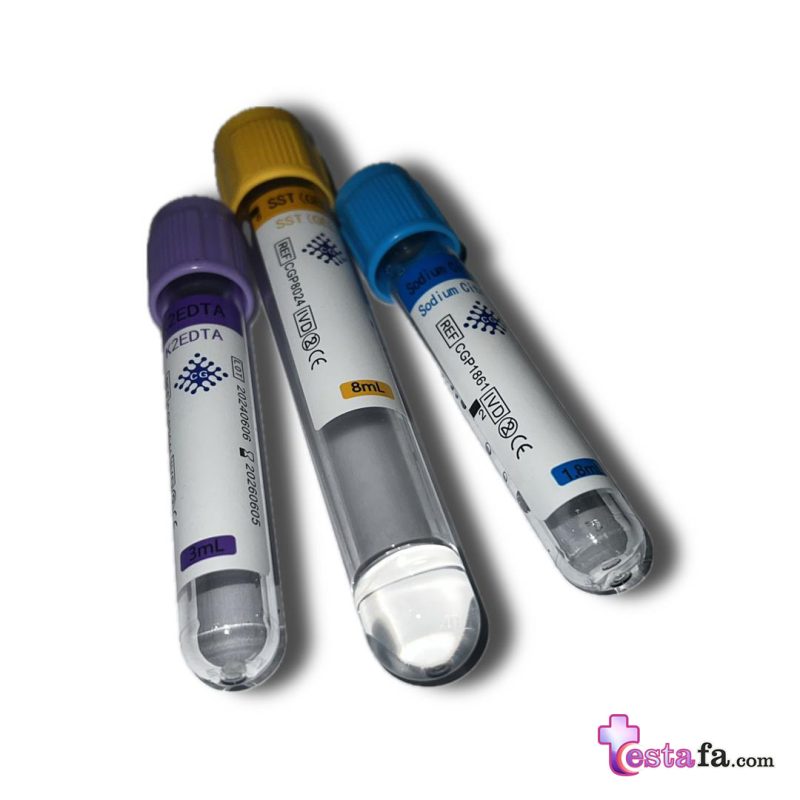 لوله خونگیری وکیوم ژل و کلات Gel Clot 8.5ml برند CG Changgene ۲