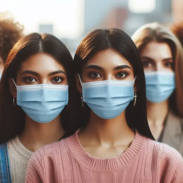 ماسک سرجیکال آلودگی هوا Surgical - افرادی که ماسک زده اند